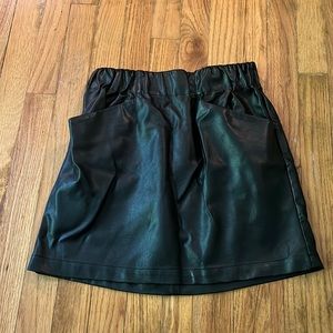 Leather skirt